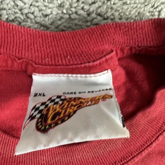 Daytona 500 Shirt Mens 2XL Red NASCAR Racing Double Sided Graphic Tee Crewneck - Picture 6 of 14